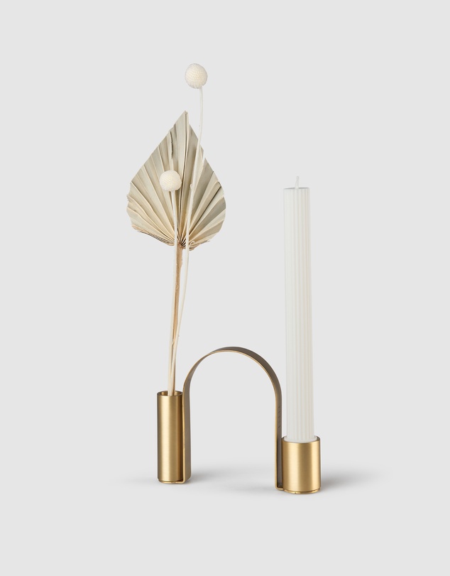 Black Blaze - Arch Brass Holder