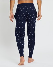 Polo Ralph Lauren - Allover Pony Cotton Jersey Sleep Jogger