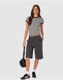 EDIKTED - Aelia Bermuda Trouser Shorts