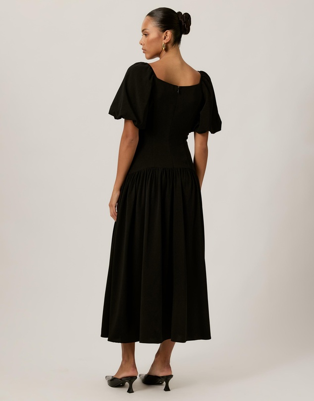 Tussah - Ella Puff Sleeve Midi Dress