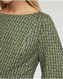 Oxford - Krista Boarder Print Dress