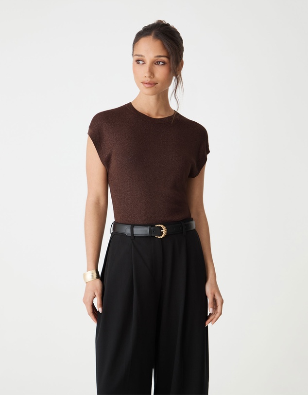 Forcast - Saskia Lurex Knit Top