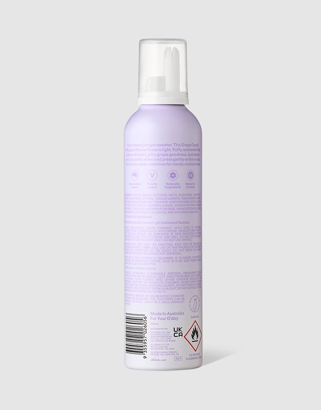 Allkinds - Grape Candy Whipped Shower Foam