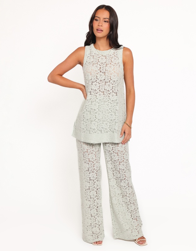 Petal & Pup - Sammy Embroidered Set - Mint Green