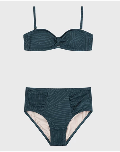 Aqua Blu Kids - Stepping Stones Bandeau Bikini Set - Teens