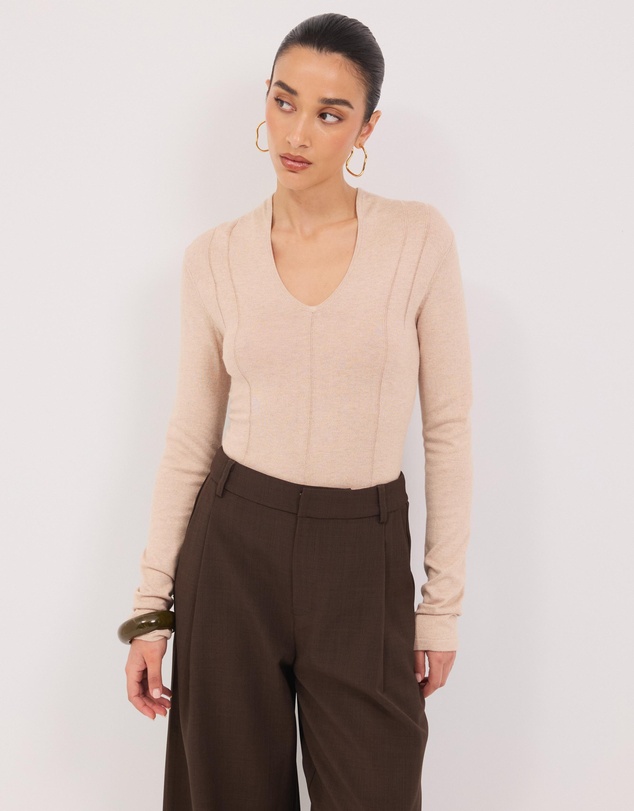 Calli - Ava LS Knit Top