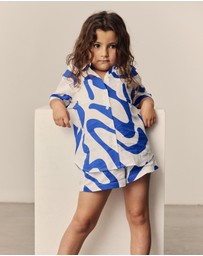 Subtitled - Girls Charlie Swirl Short Sleeve Shirt