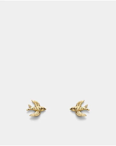 MIMCO - Ornithea Stud Earrings - Gold