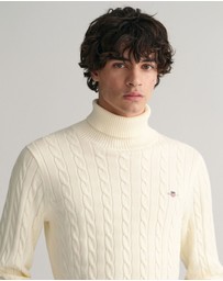 Gant - Cotton Cable Turtleneck Knit
