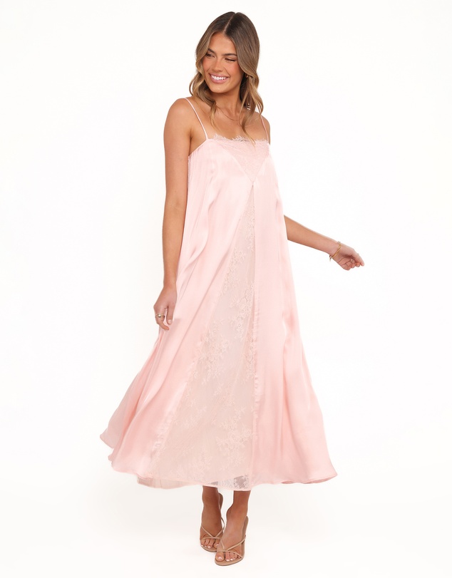 Petal & Pup - Halsey Midi Dress - Pink