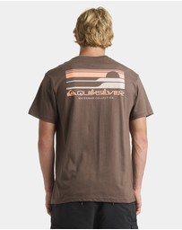 Quiksilver - Mens Stacked Horizon T-Shirt