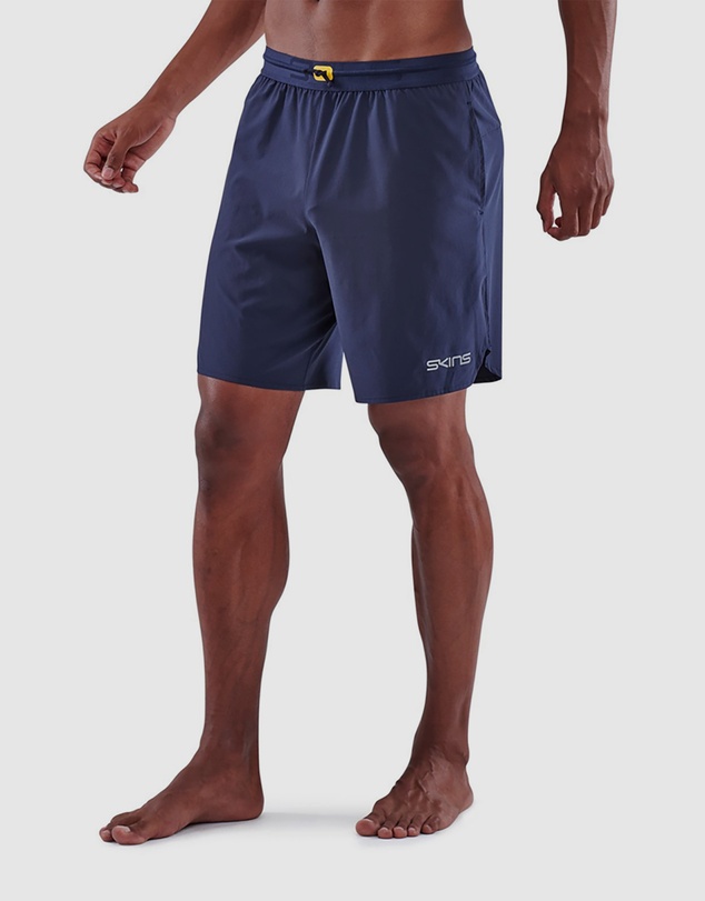 SKINS - SKINS Men's 3-Series Activewear X-Fit Shorts Navy Blue