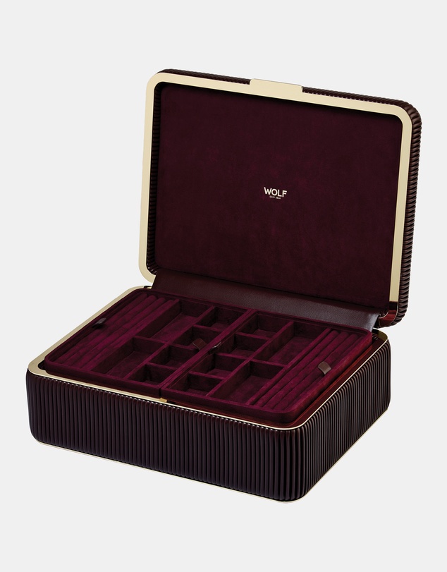 Wolf - Wolf Bella Large Jewellery Box Bordeaux