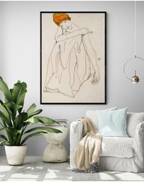 Inka Arthouse - Dancer by Egon Schiele Art Print