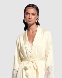 GINIA - Silk Lace Robe