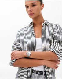 rag & bone - Rag & Bone Lex Silver-Tone Analogue Watch