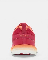 Vionic - Miles Active Sneaker - Pink/Orange