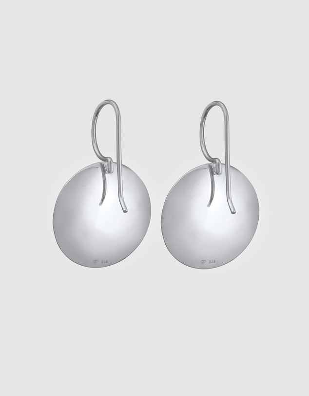 Elli Jewelry - Jewelry Set Basic Geo Circle Brushed 925 Sterling Silver