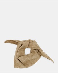 Morgan & Taylor - Katrina Triangle Scarf in Beige