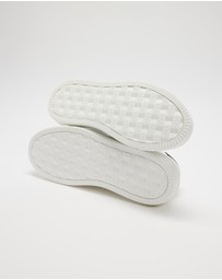 Calvin Klein - Chunky Cupsole Mono Leather Sneakers - Men's