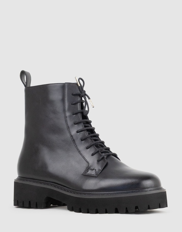Edward Meller - UTHER Lace Up Boot on Chunky Sole