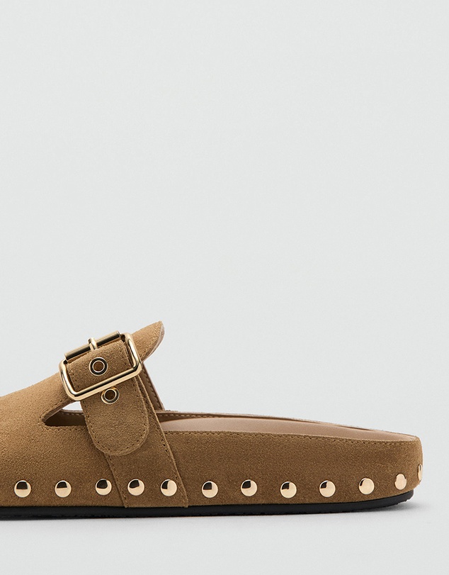 M.N.G - Studded Leather Slides