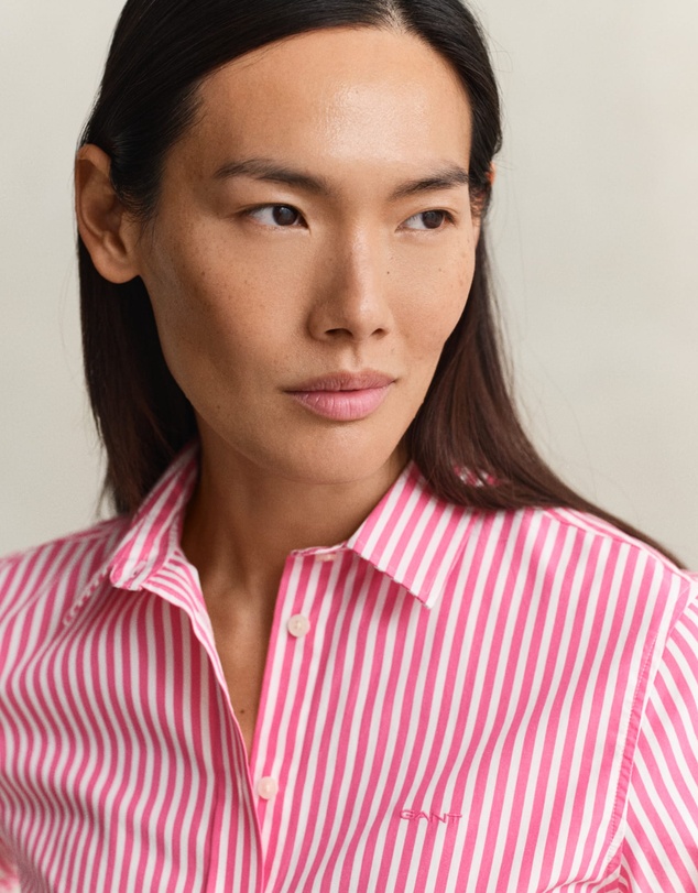 Gant - Regular Fit Striped Poplin Shirt