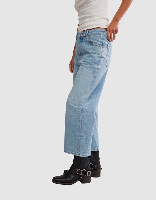 Free People - Deep Trance Dropped BF Jeans