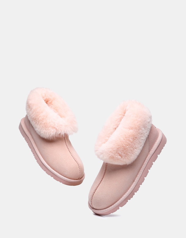 EVERAU - EverAU Ugg Mallow Slipper Sheepskin Upper House Shoes