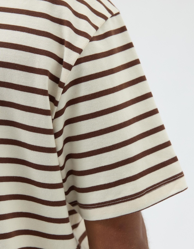 AERE - Heavyweight Stripe SS Tee