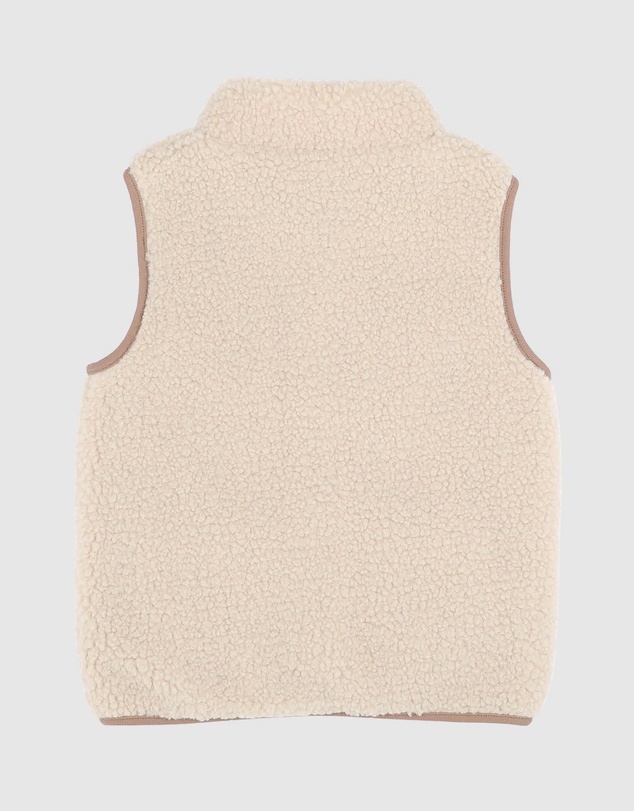 Bebe by Minihaha - Natural Sherpa Vest - Kids