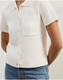 Atmos&Here - Sana Short Sleeve Knit Cardigan