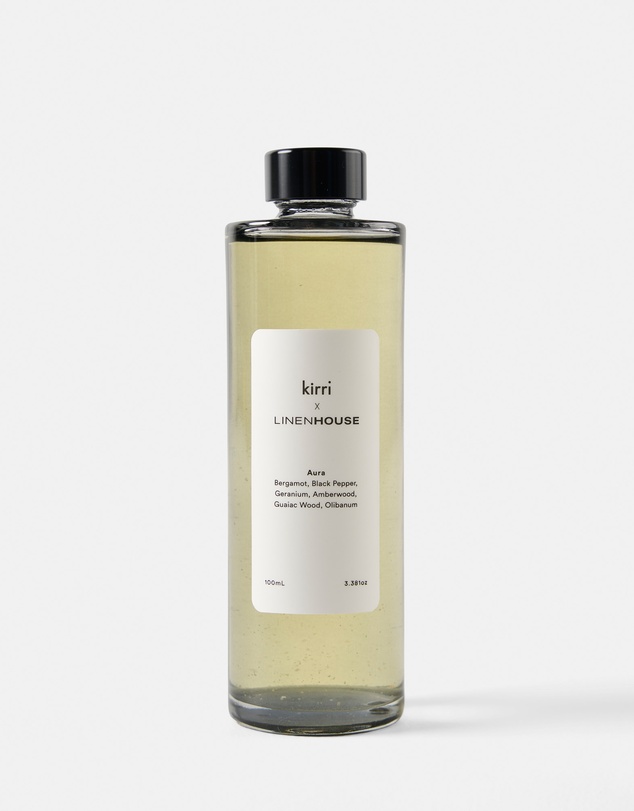 Kirri x Linen House - Aura Wood Diffuser Refill Oil 100ml