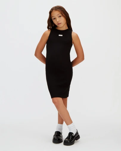Calvin Klein Jeans - Girls Slim Ribbed T-Shirt Dress