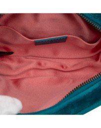 Pre-Loved by Azura Reborn - Pre-Loved GG Marmont Velvet Matelasse Belt Bag