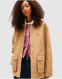 Tommy Jeans - Twill Jacket Cord Collar