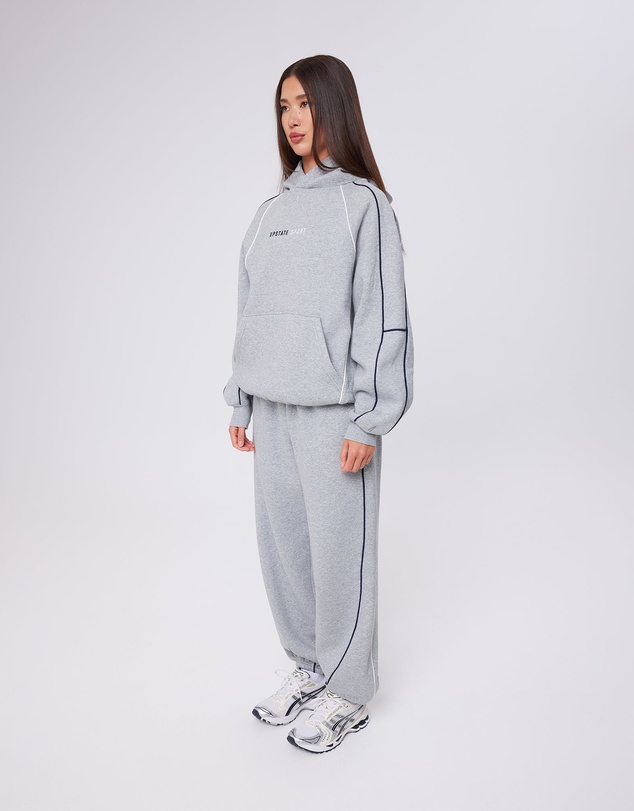 Upstate - Velocity Hoodie - Grey Marle
