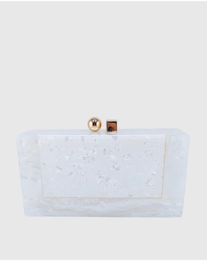 Izoa - Brooke Marble Clutch