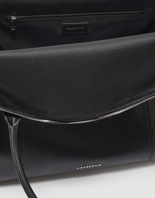 Nakedvice - The Hugo Black Silver Duffle Bag