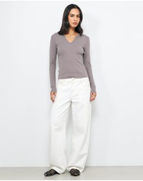 AERE - Long Sleeve Rib Tee