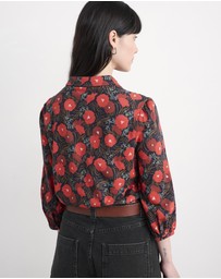 Seasalt - Seasalt Cornwall Navy 3/4 Embrace Shirt