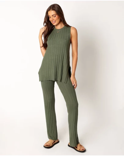 Petal & Pup - Silvie Knitted Set - Olive