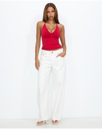 Dazie - Valetta Halter Tank Top