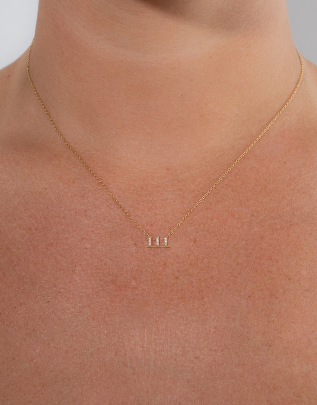 YCL  - 111 Angel Number Necklace