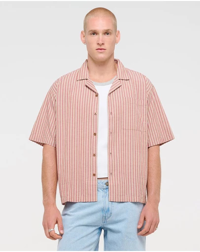 Abrand - Bobby Stripe Camp Shirt