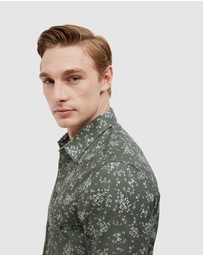 Politix - Bouquet Print Long Sleeve Shirt