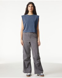 American Apparel - Heavyweight Garment Dyed Women's Muscle T-Shirt