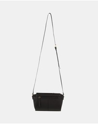 Pierre Cardin - Pierre Cardin Leather Pleated Design Crossbody Bag