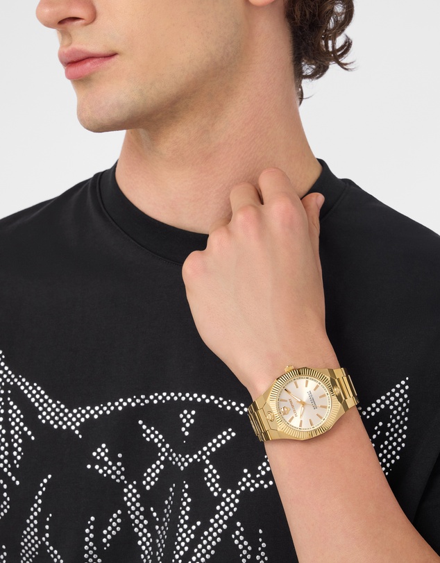 Plein Sport - PLEIN METRONAUT 42mm Champagne Dial and Gold-tone bracelet
