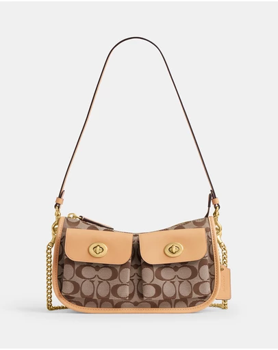 Coach - The Coach Originals Signature Jacquard Twin Turnlock Waverly Bag